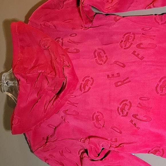 New Red Ecko Red Velor Hoody and sheer Logo design - Picture 14 of 15